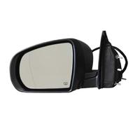 SADHADAH Rear Tail Light Lamp Per Jeep Per Cherokee Per KL 2014 2015 2016 2017 2018 12 Spilli Porta Laterale Specchio Montaggio Nero Retrovisore Luce Auto(Left unpainted a)