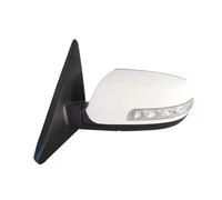 SADHADAH Rear Tail Light Lamp Per KIA Per Sorento Per XM 2009-2014 Sinistra Destra Auto Pieghevole Riscaldata Indicatore Direzione 9 Fili Specchio Montaggio(Pearl white Left)