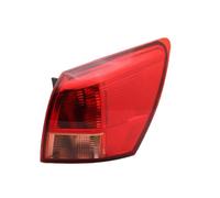 SADHADAH Rear Tail Light Lamp Per Nissan Per Qashqai 2007 2008 2009 2010 Auto Interno Esterno Posteriore Fanale Segnale Lampada Freno Senza Lampadina Fanalino di Coda(Outer Right)