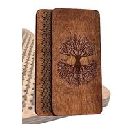 Sadhu Tavola con unghie, meditazione pratica yoga, tavola in legno per stare in piedi sui piedi, agopuntura, passo delle unghie 1 cm per principianti (quercia)