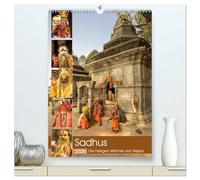 Sadhus - Die heiligen Männer von Nepal (hochwertiger Premium Wandkalender 2026 DIN A2 hoch), Kunstdruck in Hochglanz: Dieser Kalender zeigt Aufnahmen von Sadhus, den heiligen Männern von Nepal.