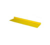 Sadipal Carta crespa 0,50 x 2,50 m, rotolo da 40 g/m² giallo, ampiamente usato in floristica per composizioni floreali, decorazioni per feste per bambini, souvenir di nozze e tutte le linee