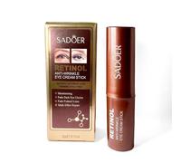 SADOER Retinol Anti-Wrinkle Eye Cream Stick, 3g, Moisturizing Dark Circle Treatment, Multi-Effect Repair