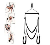 SADOMASO altalena DA SOFFITTO NERA posizioni sesso sospensorio sex toy SWUNG SEX
