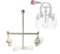 SADOMASO Estrattore PINZETTE tira Capezzoli GIOCO bondage BASE TRASPARENTE SEXY