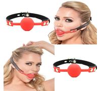 Sadomaso MORSO SFERA OVULO dildo costrittivo sadomaso SILICONE gag ball bondage