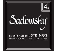 Sadowsky Black Label 040-100 - Set di 4 corde per basso, in nichel
