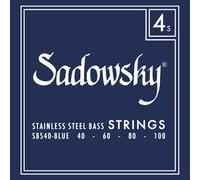Sadowsky Blue Label 040-100 - Set di corde per basso, in acciaio INOX, 4 corde