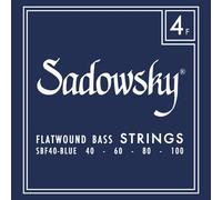 Sadowsky Blue Label 040-100 - Set di corde per basso, in acciaio INOX, 4 corde