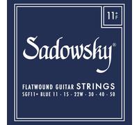 Sadowsky Blue Label Guitar String Set, Stainless Steel, Flatwound - 011-050