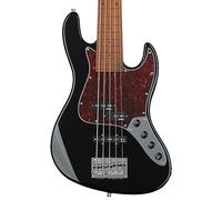 Sadowsky MetroExpress 21-Fret Hybrid P/J Bass, Roasted Maple Fingerboard, 5 corde - Solid Black High Polish