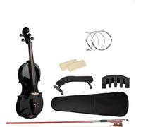 SADPRKR Acustico elettrico solido acero abete caso violino arco fatto a mano violino per studenti principianti studente violino kit violino