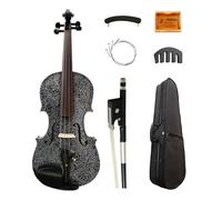 SADPRKR Arte professionale suono originale violino 4/4 loto dipinto e Warn accessori acero nero violino strumento box pianoforte arco corde di pino
