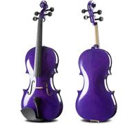 SADPRKR Borsa per principianti per violino con colonna sonora fatta a mano, con arco, corde di ricambio, colofonia e ponte