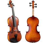 SADPRKR Colonna sonora per principianti per bambini, set di violino, set per principianti in legno di ebano per studenti giovani