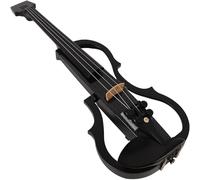 SADPRKR Headless Silenzioso Violino Elettrico 4/4 In Fibra di Carbonio Box Arco Professionale con Eccellente Qualità Del Suono , Testa Leggera Per Princi