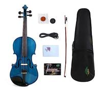 SADPRKR Nero elettrico violino 3/4 abete top acero ebano parti professionali ev1