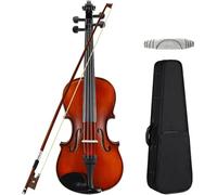 SADPRKR Set di violino avanzato in legno massello entry-level, con copertura archetto, adatto per principianti, adulti e bambini