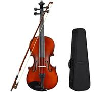 SADPRKR Set di violino avanzato in legno massello entry-level, con copertura archetto, adatto per principianti, adulti e bambini