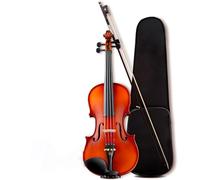 SADPRKR Set di violino di dimensioni standard, set di violino solido per principianti, arco, colofonia, corde