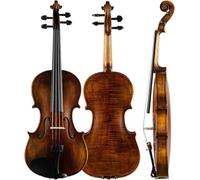 SADPRKR ull Size Violino in legno di abete rosso Kit violino con custodia, arco, corda aggiuntiva violino 4/4 per principianti bambini adulti