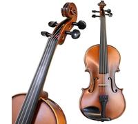SADPRKR ull Size Violino in legno di abete rosso Kit violino con custodia, arco, corda aggiuntiva violino 4/4 per principianti bambini adulti