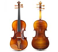 SADPRKR violino con motivo pelle di tigre, accessori in legno di giuggiola, tastiera in ebano, violino