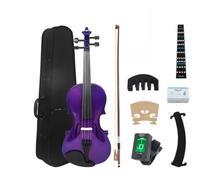 SADPRKR violino de madeira maciça com acessórios caso, instrumentos de cordas profissionais, violino para a prática