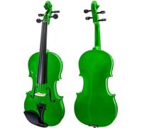SADPRKR Violino di dimensioni standard, in legno massello naturale, set per principianti, con custodia e arco, per principianti