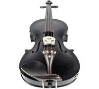 SADPRKR Violino elettrico acustico originale, violino con preamplificatore EQ e accessori in ebano, spalliera, accordatore, colofonia, corde aggiuntive e pulizia