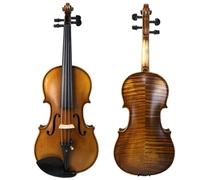 SADPRKR Violino fatto a mano in legno massello con motivo tigre per principianti, esame di ammissione professionale, gioco per bambini, violino per principianti