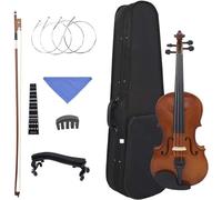SADPRKR violino Full Size Violino In Legno Acustico Violino Principiante Violino Custodia Arco Corde Spalla Strumenti Accessori Set Violino Adulto