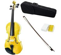 SADPRKR Violino per principianti, violino originale per giovani studenti, principianti di violino con kit introduzione violino set duro