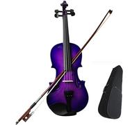 SADPRKR Violino Set Per Bambini Bambino Adulti 1/8 1/4 1/2 3/4 4/4 Full Size Viola Violini Principianti Studenti Legno Kit Violino Acustico Con Custodia