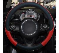 SADQRG Copri Volante per Auto Coprivolante in Pelle Auto per Mini per Cooper R56 per Clubman per Countryman per Clubvan Coupe Accessori Auto Coprivolante per Auto(Rosso)