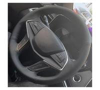 SADQRG Coprivolante Copertura Treccia Volante per Auto Fai da Te Personalizzata per Cadillac ATS XT4 XT5 XT6 CTS CT4 CT5 CT6(Brown Thread)