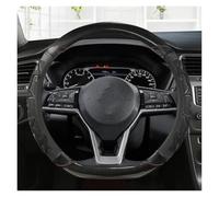 SADQRG Coprivolante Coprivolante per Auto a Forma di D per Nissan per Qashqai J11 per X-Trail T32 2015-2017 2018(Nero)