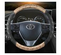 SADQRG Coprivolante Coprivolante per Auto con venature Legno Mogano per Toyota E'Z per Scion iM 2016 per Auris 2013-2016(Beige)