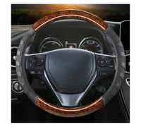SADQRG Coprivolante Coprivolante per Auto con venature Legno Mogano per Toyota E'Z per Scion iM 2016 per Auris 2013-2016(caffè)