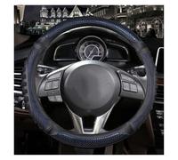 SADQRG Coprivolante Coprivolante per Auto Fibra Carbonio 38cm per Mazda 2 3 per Axela 2013-2016 per Mazda 6 per Atenza 2014-2017 CX5 2017 2018(Blu)