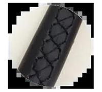 SADQRG Coprivolante Coprivolante per Auto in Pelle Artificiale Nera Antiscivolo per Golf 7 per Mk7 per Touran per La Nuova per Polo per Jetta(Nero)