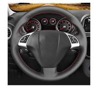 SADQRG Coprivolante Coprivolante per Auto in Pelle Microfibra per Fiat per Bravo per Doblo per Opel per Grande per Punto per Linea(Rosso)
