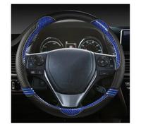 SADQRG Coprivolante Coprivolante per Auto Pelle Fibra Carbonio per Toyota E'Z per Scion iM 2016 per Auris 2013-2016(Blu)