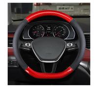 SADQRG Coprivolante Coprivolanti per Auto 37 38cm 15" per VW per Atlas/per Teramont per Cross per Golf per Wagon per AllTrack(Red D)