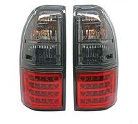 SADQRG Fanale Posteriore Per Toyota Per Prado Per Land Per Cruiser 90 1997-2002 Indicatori Direzione Avvertimento Arresto Fendinebbia Lampada Coda Freno LED Luce Gruppo Ottico Posteriore(Red gray)