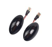 SADQRG Indicatore Laterale A Indicatori Direzione Luce Per MINI Per Cooper R50 R52 R53 2002 2003 2004 2005 2006 2007 2008 Acqua Che Scorre Ripetitore Dinamico Indicatori Auto(Dynamic Black)