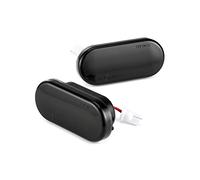 SADQRG Indicatore Laterale Direzione Luce Per VW PerTransporter T5 Per Polo Per Golf3 4 Per Passat B5 Per Sharan Per Lupo Affumicato Dinamico Che Scorre Indicatori Auto(Non-Dynamic)