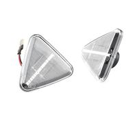 SADQRG Indicatori di direzione Indicatore Di Direzione Laterale Dinamico A LED Per Mitsubishi Per Colt CZC CZ3 Z23 Z24 Z25 Z33 Z34 Z3 2004-2012 indicatori di direzione dinamici(Crystal)