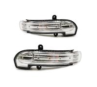 SADQRG Indicatori di direzione Per Benz Classe C W203 C230 C240 C280 C320 C350 2001-2007 Indicatore Direzione LED Specchietto Retrovisore Auto Luce Laterale indicatori di direzione dinamici(1 paio)
