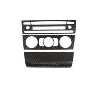 SADQRG Interni Accessorio Console Centrale per Auto Interruttore del Volume Aria Condizionata Pannello CD Decorazione per BMW per Serie 1 Decorativo(Carbon Pattern)